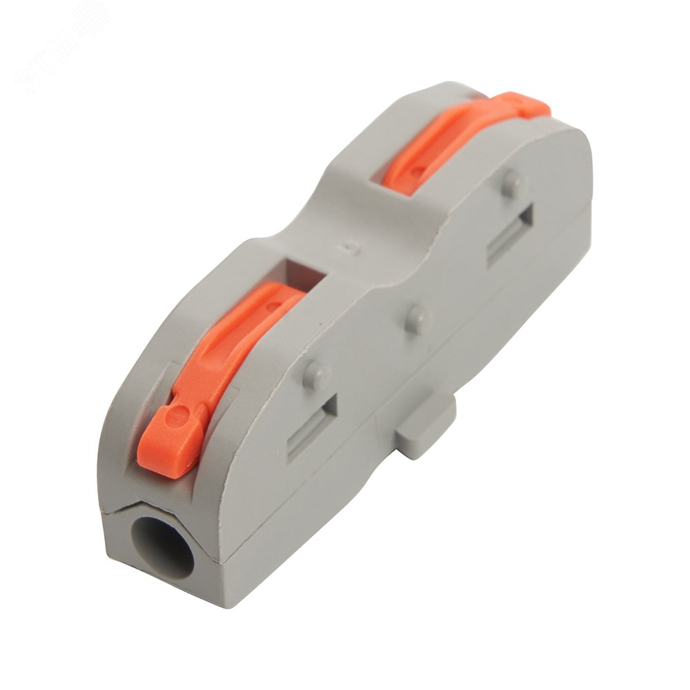 Изображение товара Клемма монтажная для подключения фазных проводников, 2 контактные группы (1 ввод, 1вывод) Stekker (шт)