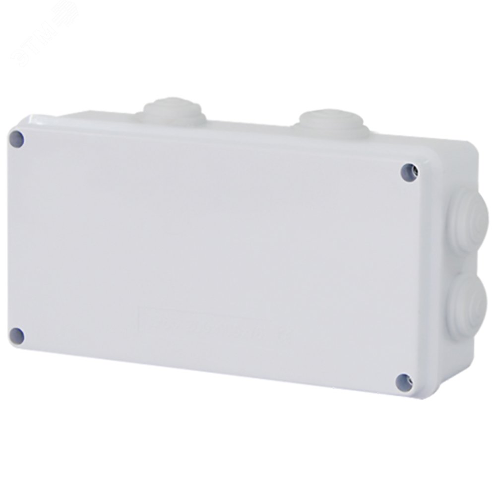 Изображение товара Коробка разветвительная STEKKER 8 вводов IP65 светло-серая 200х100х70 мм