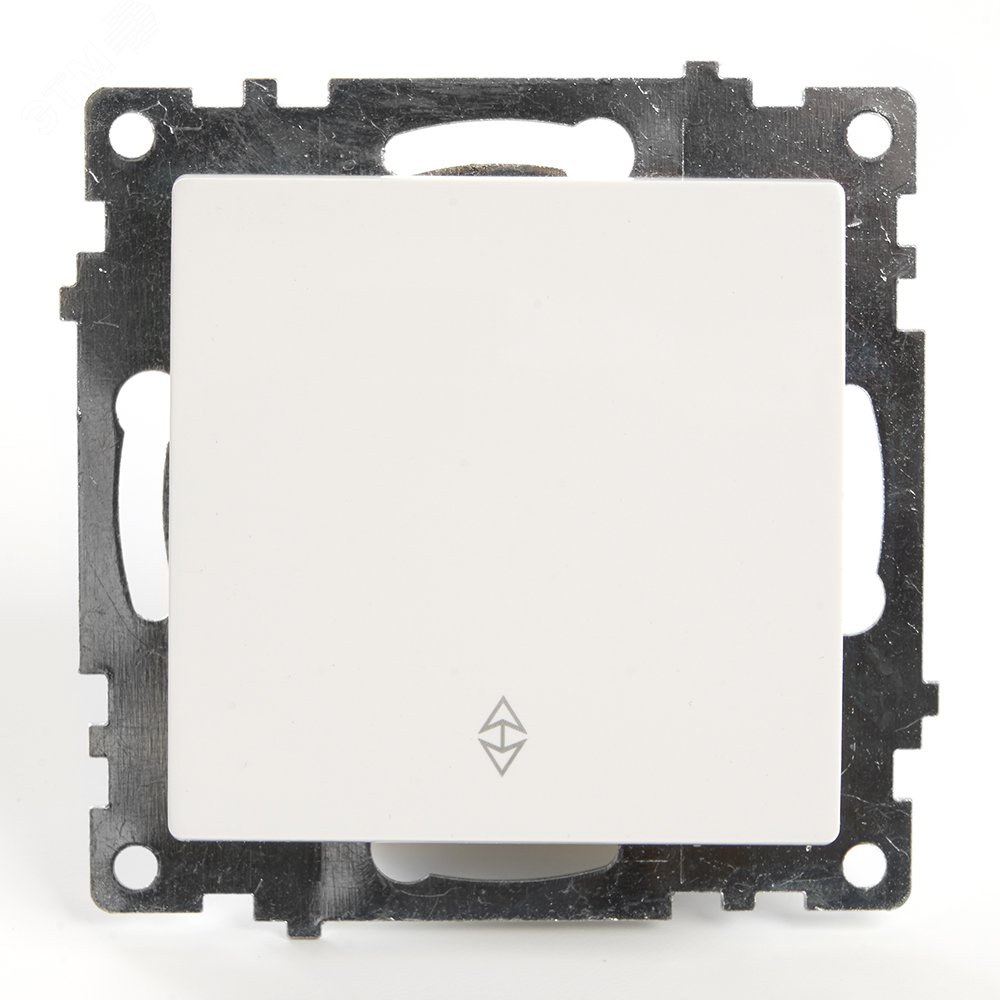 Изображение товара Переключатель одноклавишный Катрин STEKKER GLS10-7105-01 белый скрытый монтаж