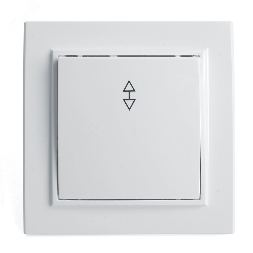 Изображение товара Переключатель одноклавишный, Эрна, белый, Stekker (шт)