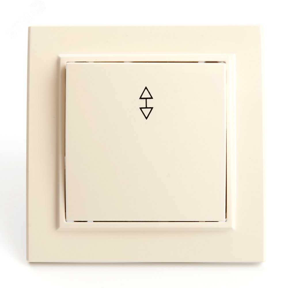 Изображение товара Переключатель одноклавишный, 250В, 10А, серия Эрна, слоновая кость Stekker (шт)