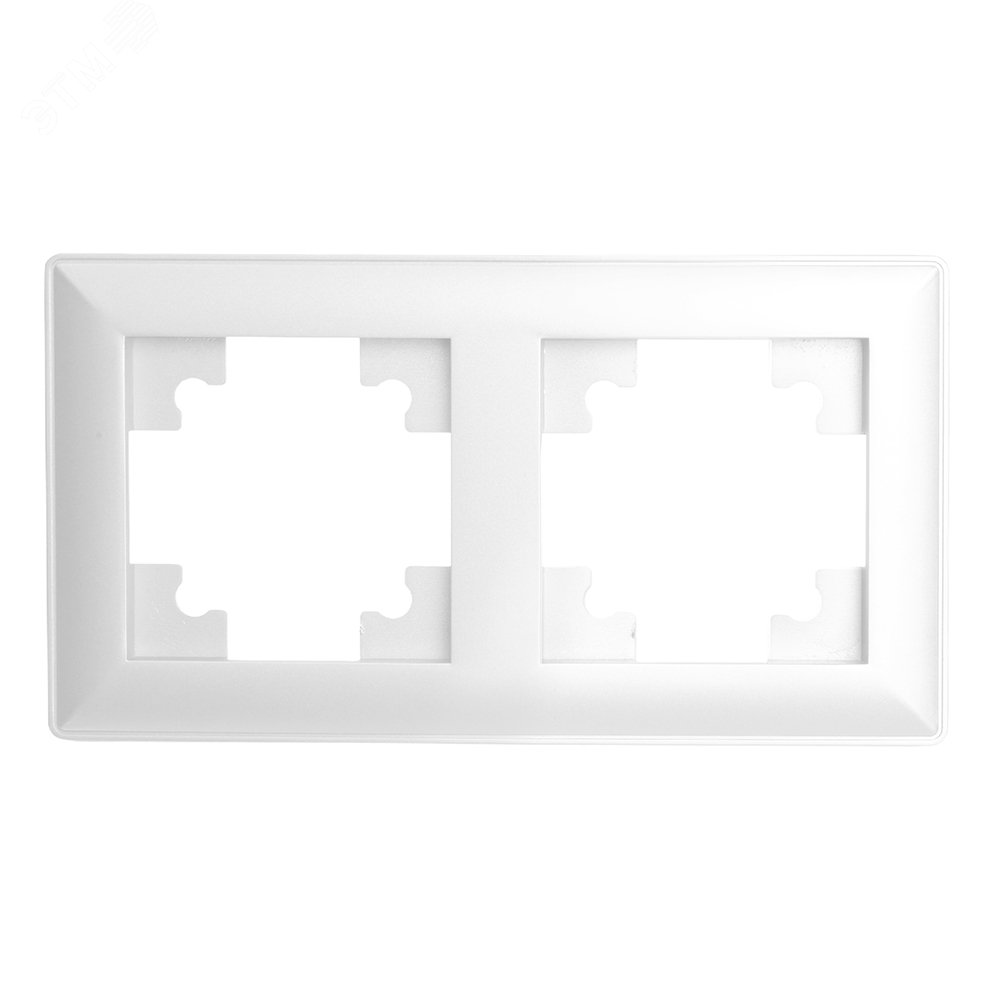 Изображение товара Рамка трехместная пластик серия Катрин белый STEKKER (шт)