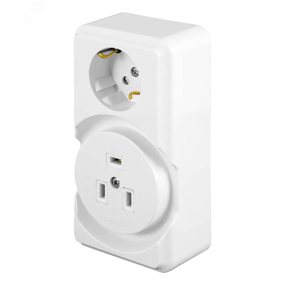 Изображение товара Розетка открытой установки для плит с заземлением 250В 32А STEKKER PST32-53-20