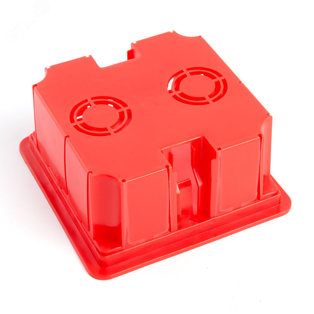 EBX30-01-1-20-92 Коробка монтажная для сплошных стен, с крышкой, 92*92*45мм, IP20, красный (GE41001) EBX30-01-1-20-92 49004 STEKKER - превью 6