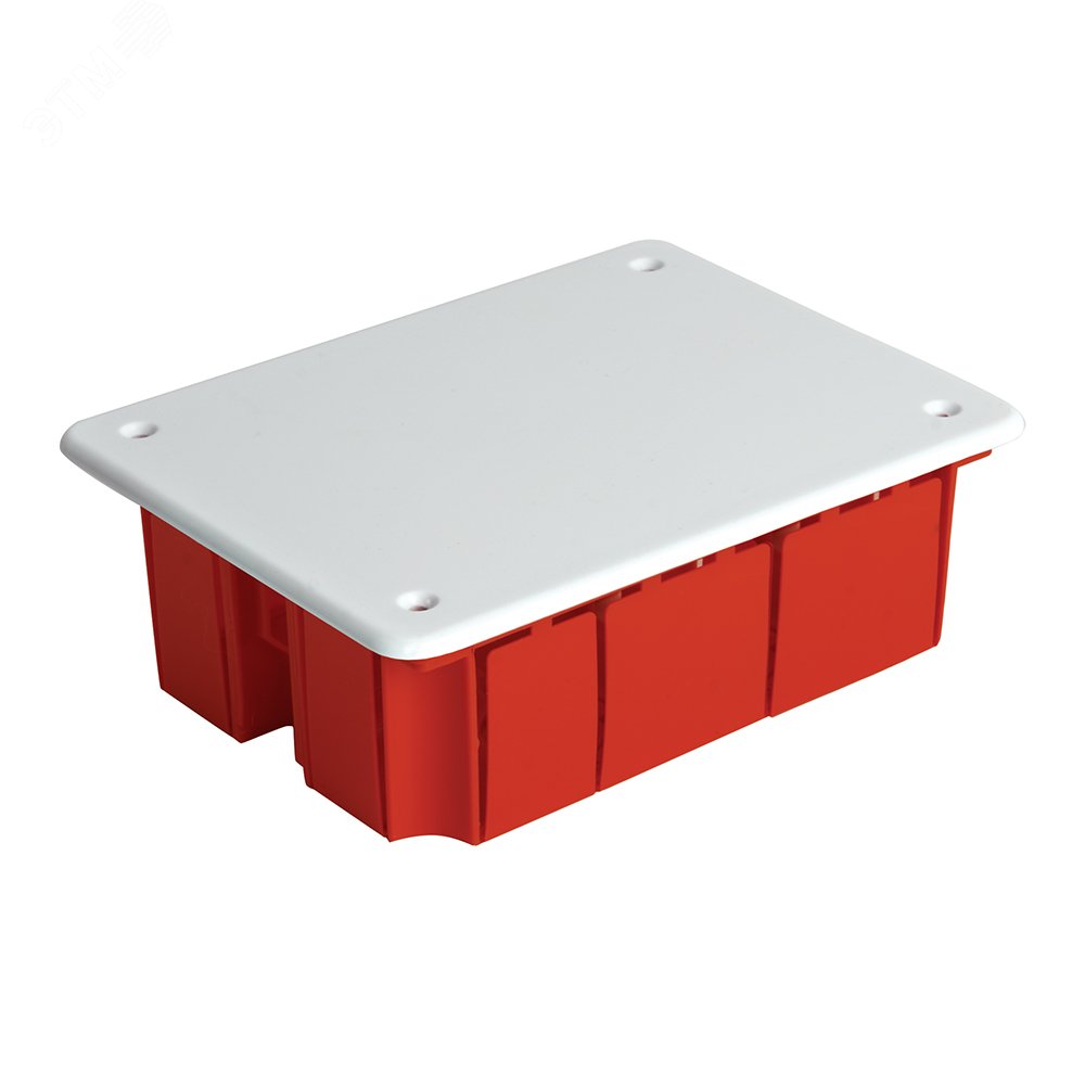EBX30-01-1-20-120 Коробка монтажная для сплошных стен, с крышкой, 120*92*45мм, IP20, красный (GE41008) EBX30-01-1-20-120 49005 STEKKER - превью