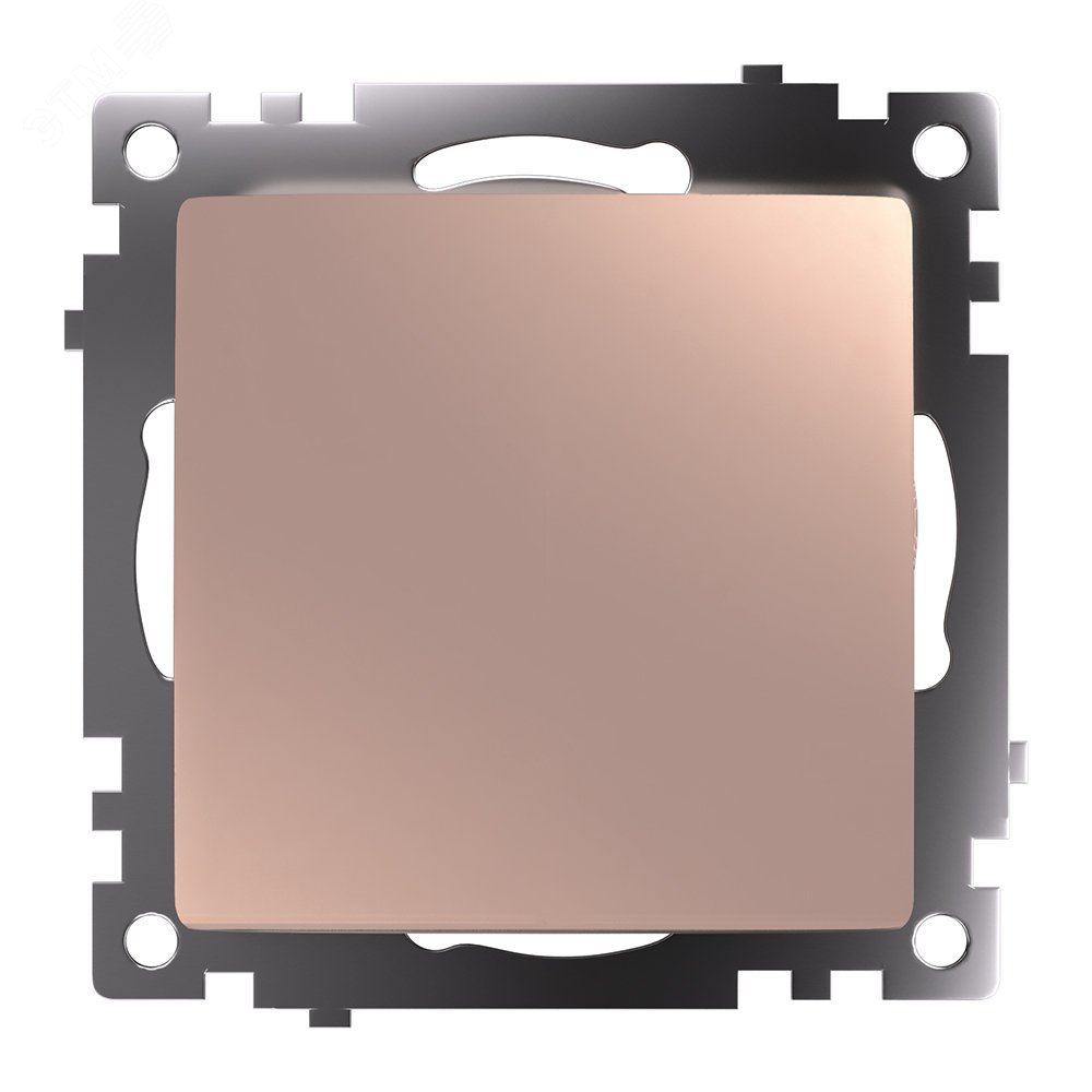 Изображение товара Переключатель перекрестный одноклавишный (механизм) 250В 10А серия Катрин шампань STEKKER (шт)