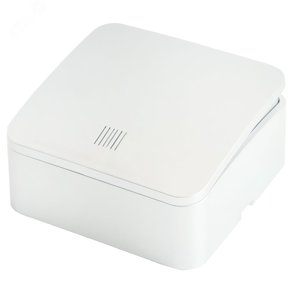 Изображение товара Выключатель 1-клавишный с индикатором серия София белый 250В 10А STEKKER