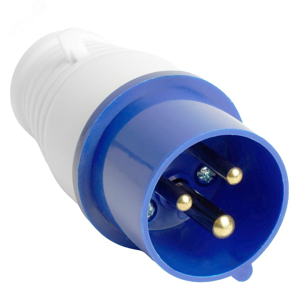 Изображение товара Вилка силовая STEKKER PPG16-013-44 IP44 220В 16А для промышленного использования