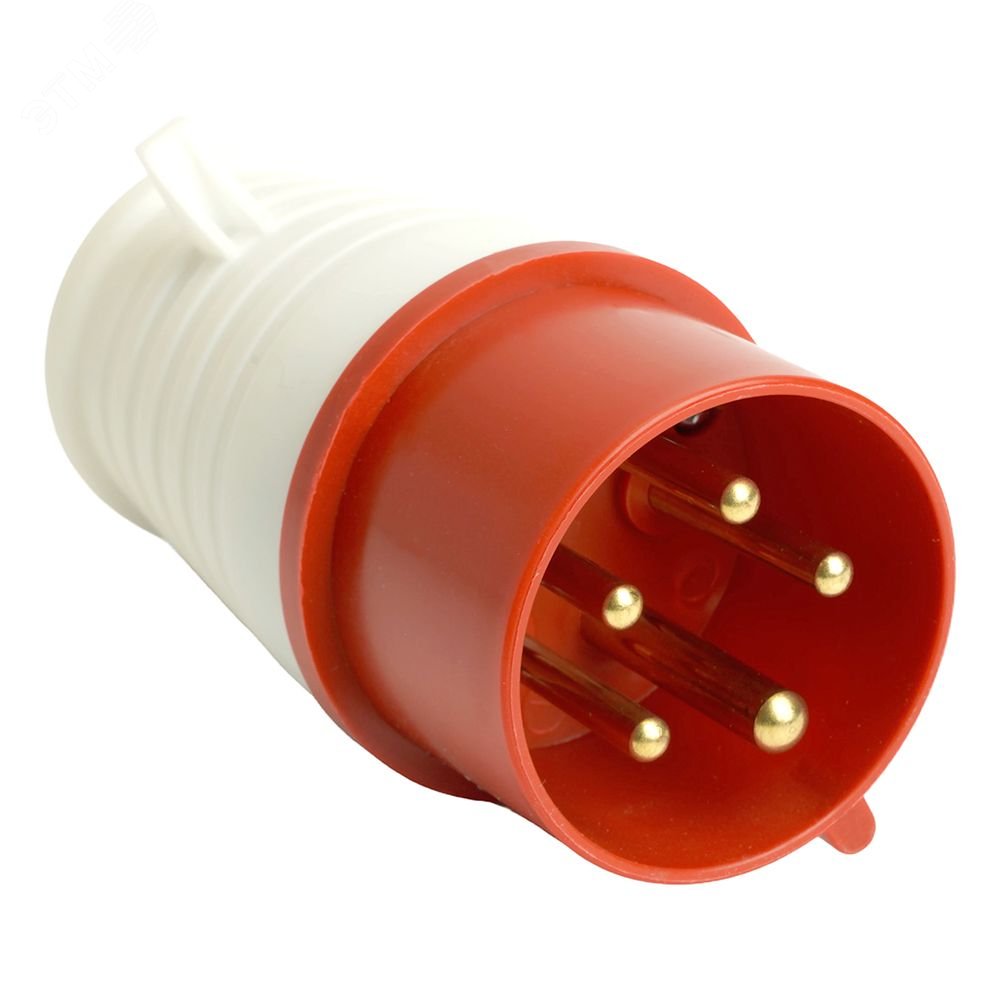 Изображение товара Вилка прямая STEKKER PPG16-015-44 16А 380В 3P+N+PE IP44