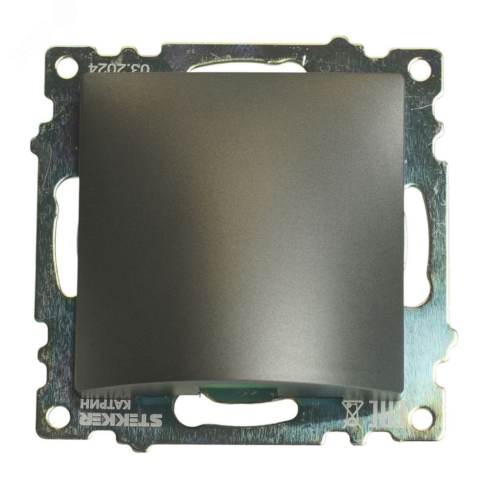 Изображение товара Кабельный вывод (механизм) серии Катрин от STEKKER - графит