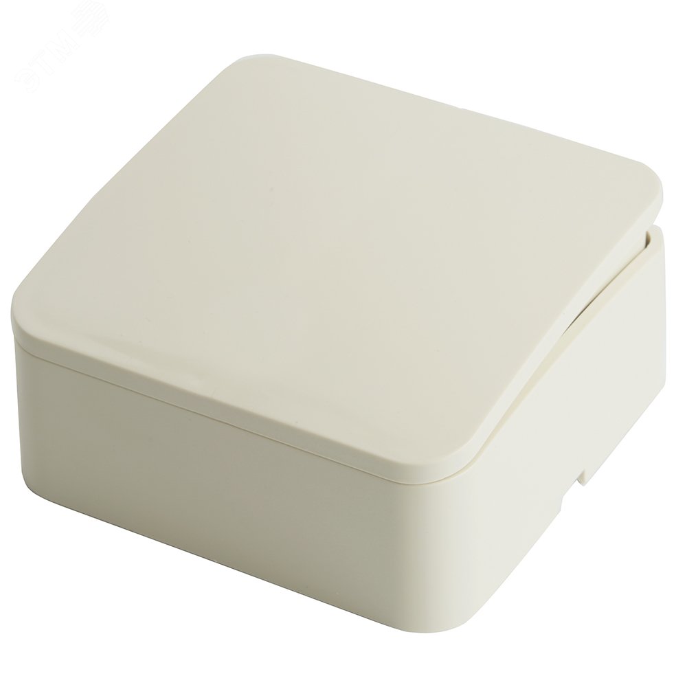 Изображение товара Выключатель одноклавишный 250В 10А серия София слоновая кость STEKKER