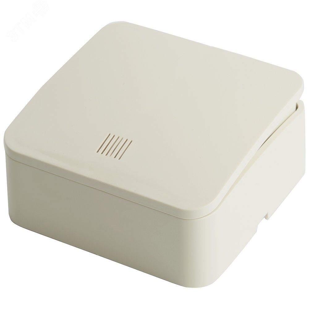 Изображение товара Выключатель 1-клавишный с индикатором 250В 10А серия София STEKKER слоновая кость