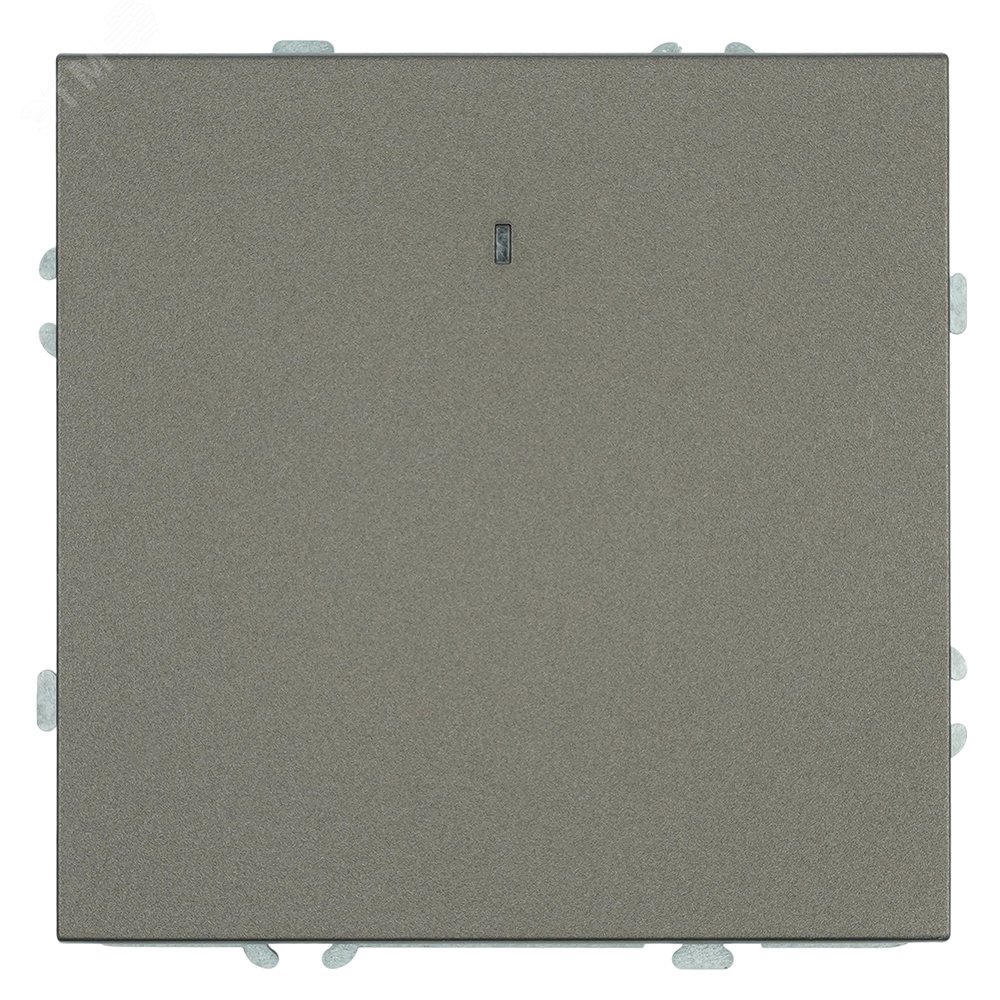 Изображение товара Выключатель 1-клавишный c индикатором (механизм) 250В 10А антрацит soft touch серия Эмили STEKKER (шт)