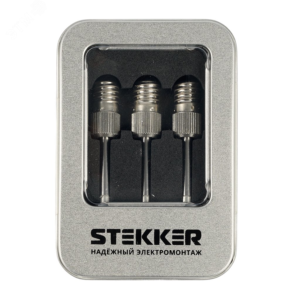 Изображение товара Nабор сменных жал STEKKER для PLE801-08, 3 шт