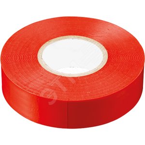Изолента ПВХ 0,13х15 мм. 10м. красная INTP01315-10 STEKKER