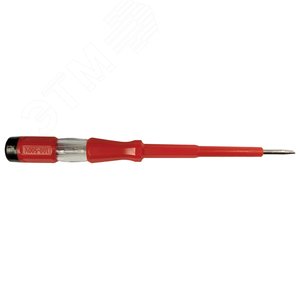 Изображение товара Тестер напряжения контактный 100-500V, 12*200 мм, красный, (шт)