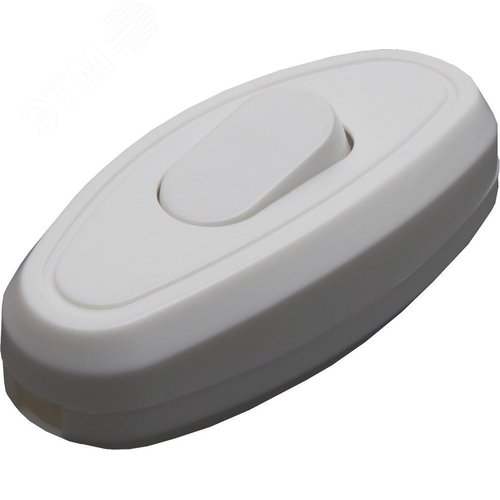 Изображение товара Выключатель электрический на шнур 250В, 10A, белый, (шт)