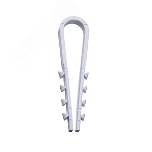 Дюбель-хомут для круглого кабеля (5-10мм), нейлон, белый (DIY упаковка 10шт.) DCL00-5-10 STEKKER - 2