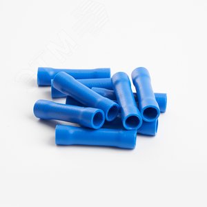 Соединители электрические, сечение 1,5-2,5 мм2, 27A, синий, LD301-1525 (DIY упаковка 10 шт),  гильза соединительная LD301-1525 39401 STEKKER - 3