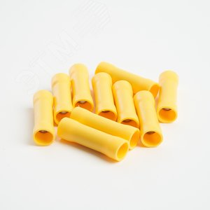 Соединители электрические, сечение 4,0-6,0 мм2, 48A, желтый, LD301-4060 ((DIY упаковка 10 шт), гильза соединительная LD301-4060 39402 STEKKER - 3