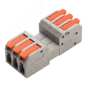 Изображение товара Клемма монтажная компактная для фазн. проводников, 3 контакт груп (шт)