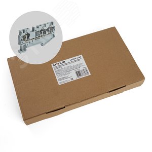 Изображение товара Зажим пружинный, 3-проводной проходной ЗНИ - 4,0, JXB ST 4, серый LD553-1-40 (шт)