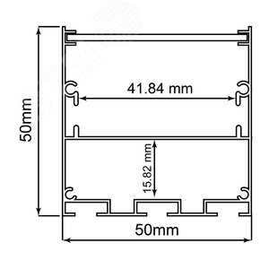 Профиль накладной алюминиевый 2 м матовый экран 2 заглушки 4 крепежа для светодиодных лент - фото 2