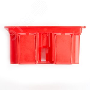 EBX30-01-1-20-92 Коробка монтажная для сплошных стен, с крышкой, 92*92*45мм, IP20, красный (GE41001) EBX30-01-1-20-92 49004 STEKKER - 4