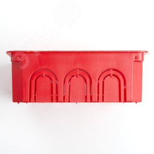 EBX30-01-1-20-120 Коробка монтажная для сплошных стен, с крышкой, 120*92*45мм, IP20, красный (GE41008) EBX30-01-1-20-120 49005 STEKKER - 4