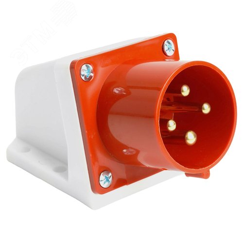 Изображение товара Вилка угловая ST-524 32А 380В 3P+PE IP44 PPG32-524-44 STEKKER (шт)