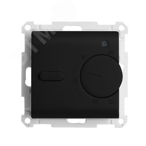 Изображение товара Терморегулятор механический для теплого пола (механизм) 250В 3500Вт серия Катрин черный STEKKER (шт)