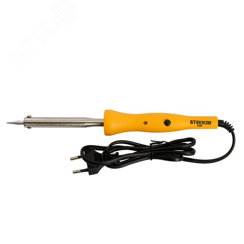 Изображение товара Паяльник 60 Вт с выключателем, нихромовый нагреватель, долговечное жало 230В (шт)