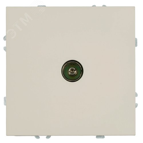 Изображение товара Розетка телевизионная 1-местная (механизм) 75 Ом 5-862МГц кашемир soft touch серия Эмили STEKKER (шт)