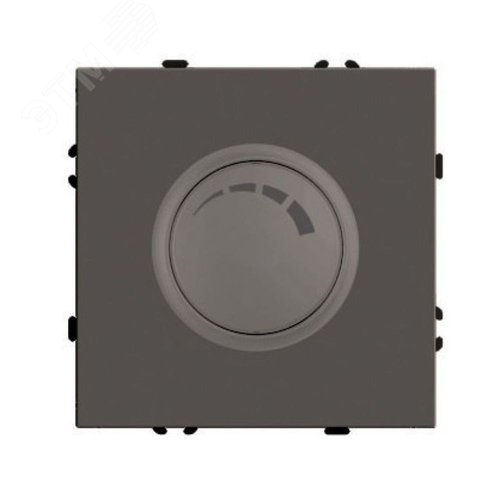 Изображение товара Выключатель диммирующий (механизм) 250В 500W антрацит soft touch серия Эмили STEKKER (шт)