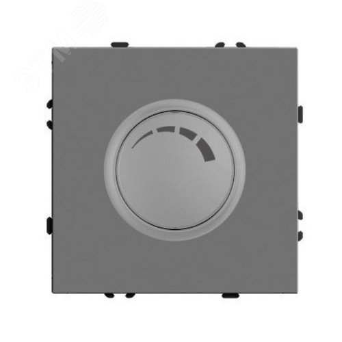 Изображение товара Выключатель диммирующий (механизм) 250В 500W платиново-серый soft touch серия Эмили STEKKER (шт)