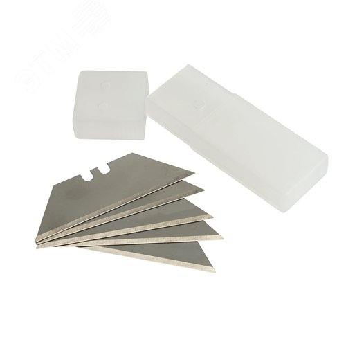 Изображение товара Лезвия для монтажных ножей трапециевидные 19мм 5шт (шт)