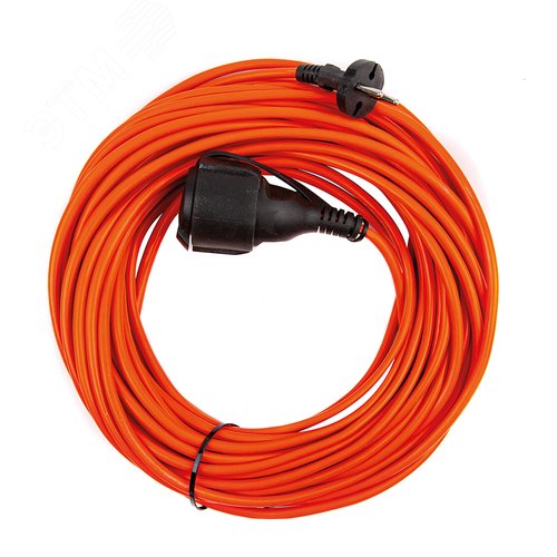 Изображение товара Удлинитель-шнур 1-местный ПВС б/з 2х1,5мм2 IP54 20 м 16 А Standart STD08-21-20 (шт)