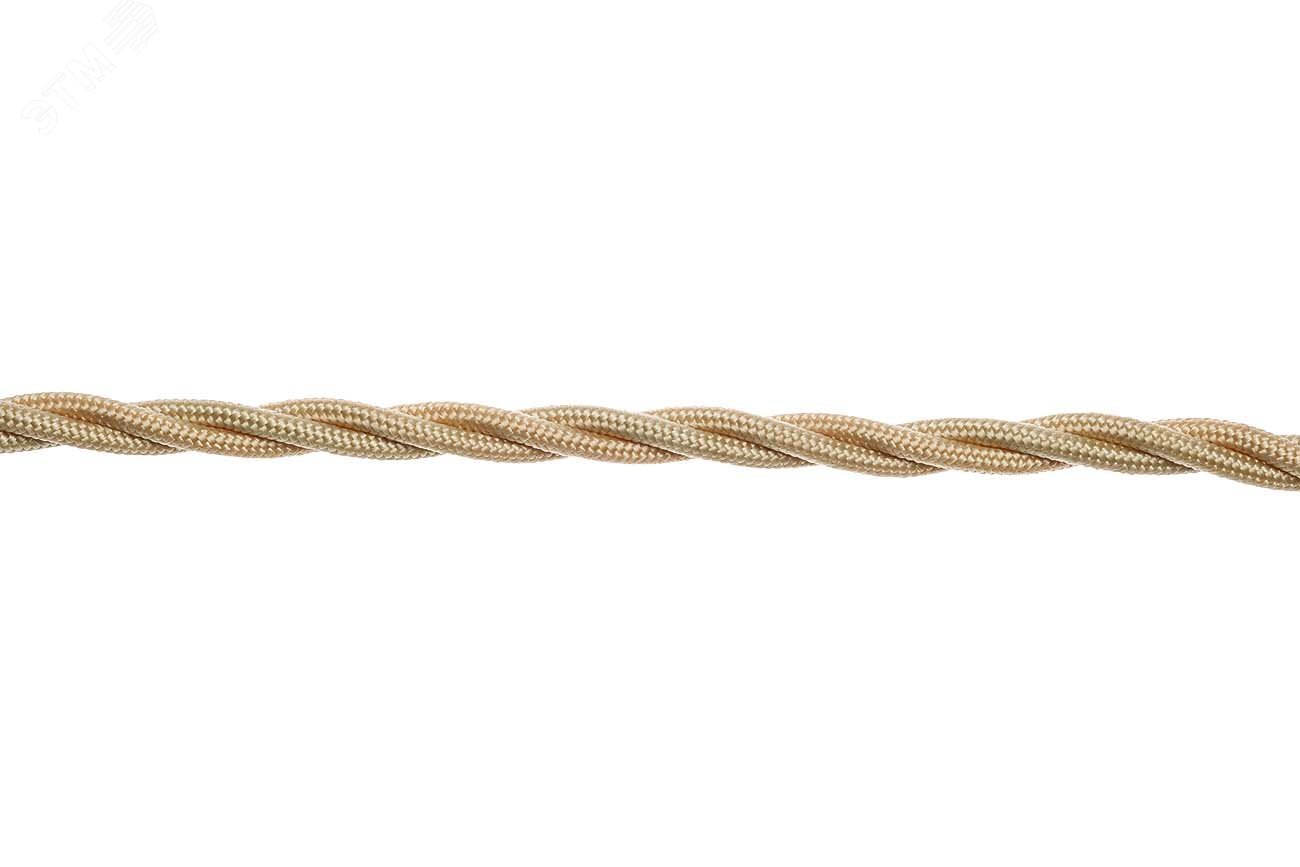 Изображение товара Ретро провод 3х1,5 Белый (глянец) 20м для электромонтажа Россия