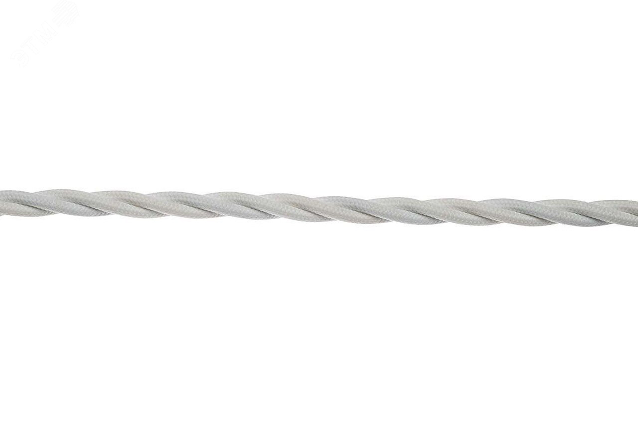 Ретро провод 3х0,75 Белый (матовый) 20м