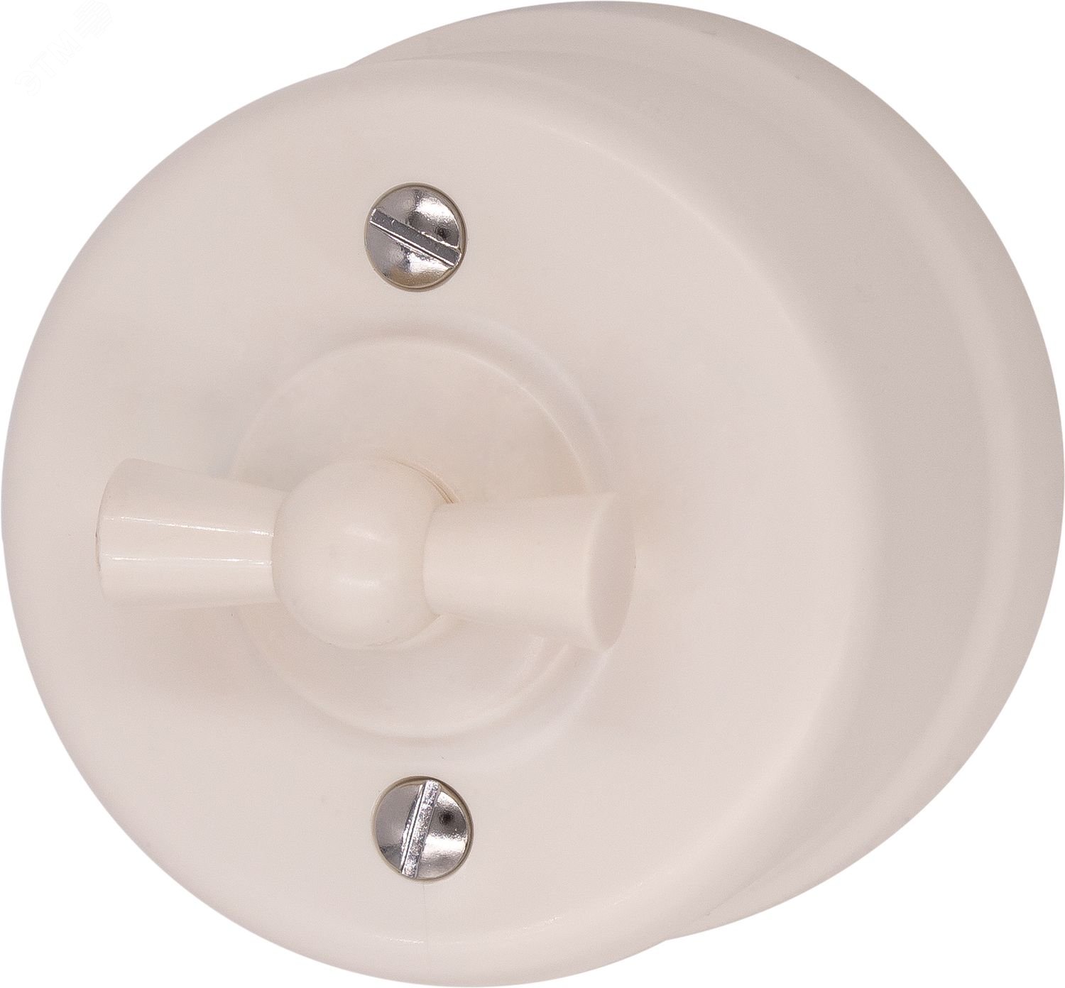 Изображение товара Выключатель Лизетта 1-кл. Песочное золото Bironi