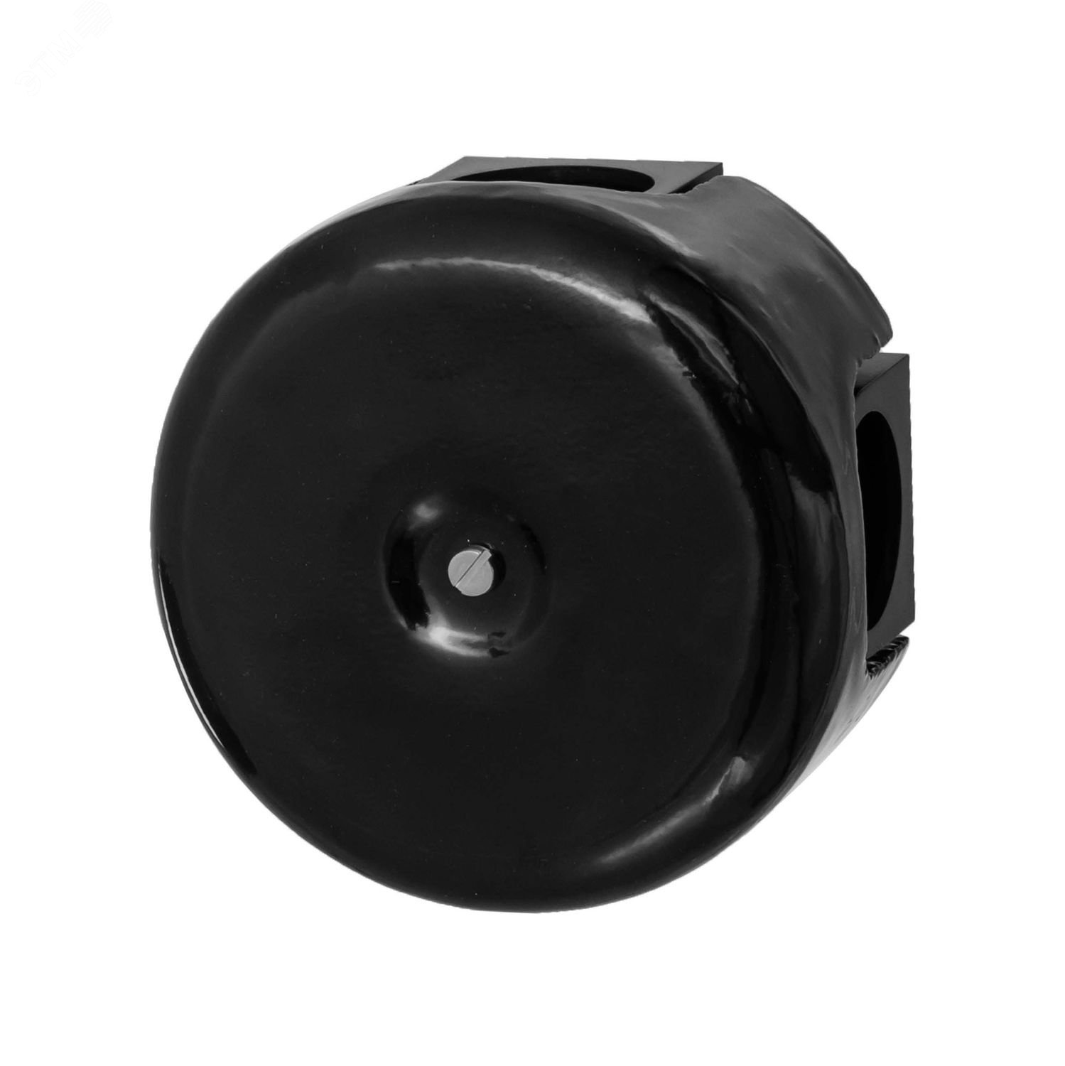 Изображение товара Коробка распределительная 78мм керамика черная с кабельными вводами