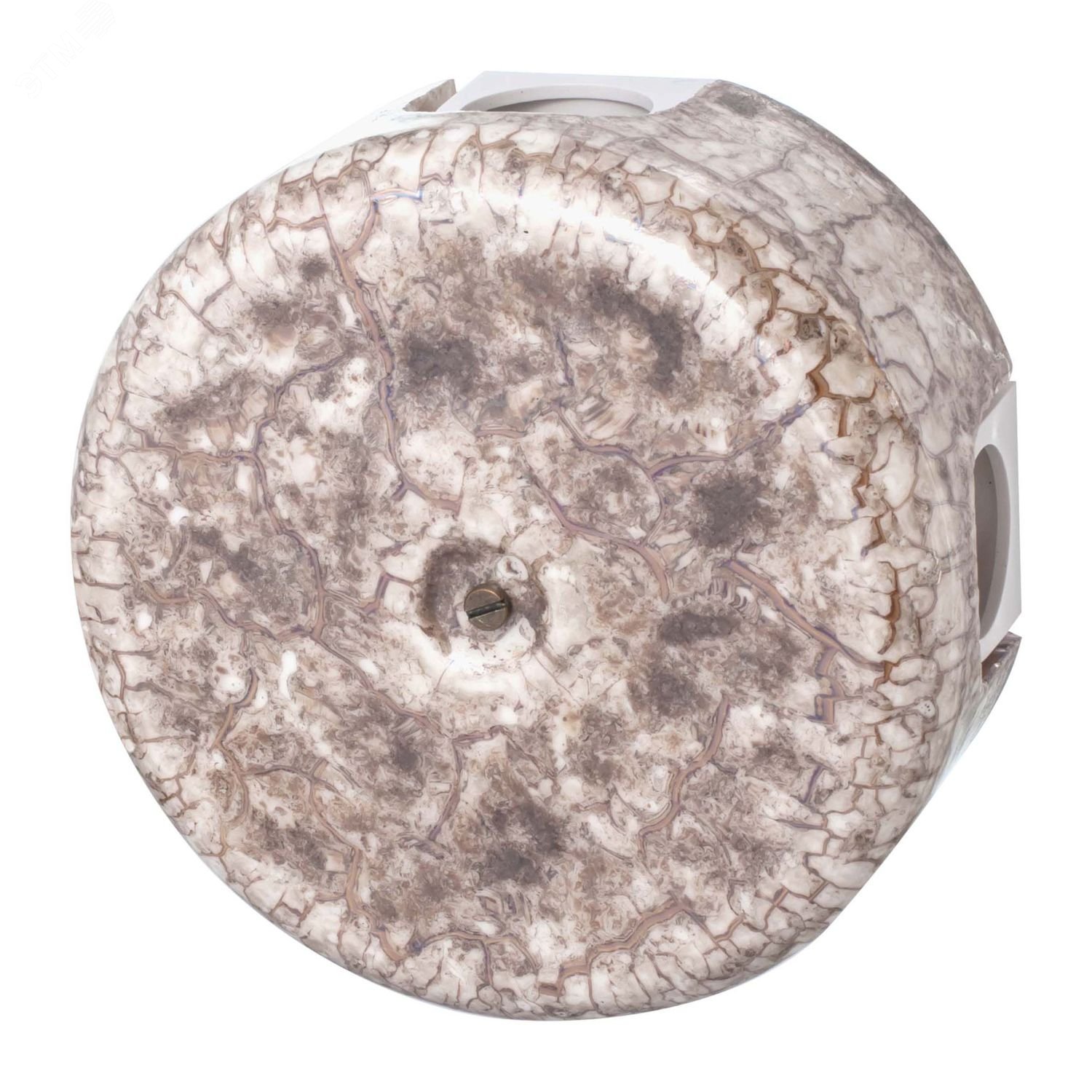 Изображение товара Коробка распределительная Bironi 78мм керамическая мраморная с кабельными вводами