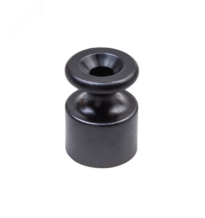 Изображение товара Изолятор для наружного монтажа, пластик, цвет черный (100 шт/уп) (упак)