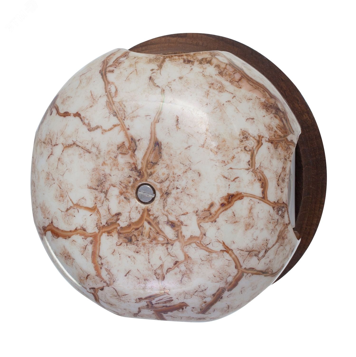 Изображение товара Коробка распределительная 86 мм Фаберже из керамики с цветом мрамор золото