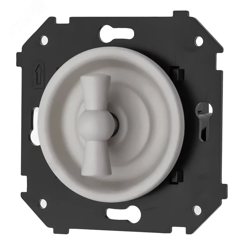 Изображение товара Выключатель 1-кл. проходной с/у Титан матовый Bironi Россия