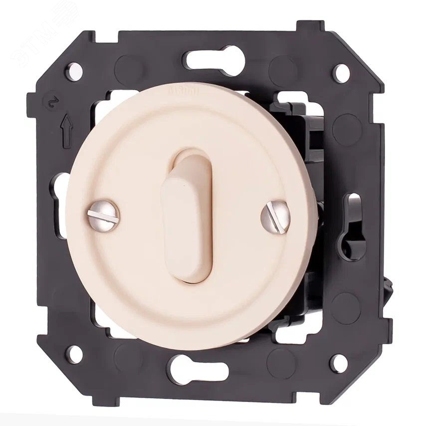 Изображение товара Выключатель кнопка Bironi Песочное Золото матовый