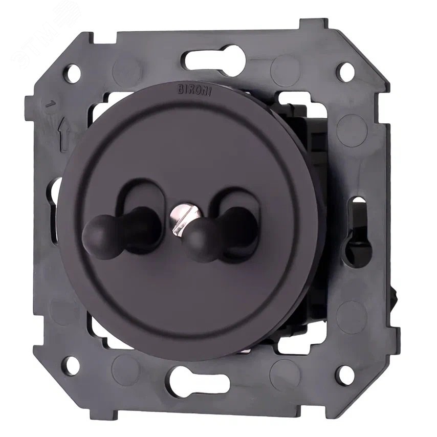 Изображение товара Выключатель Bironi B3-232-22M-PB Коричневый матовый