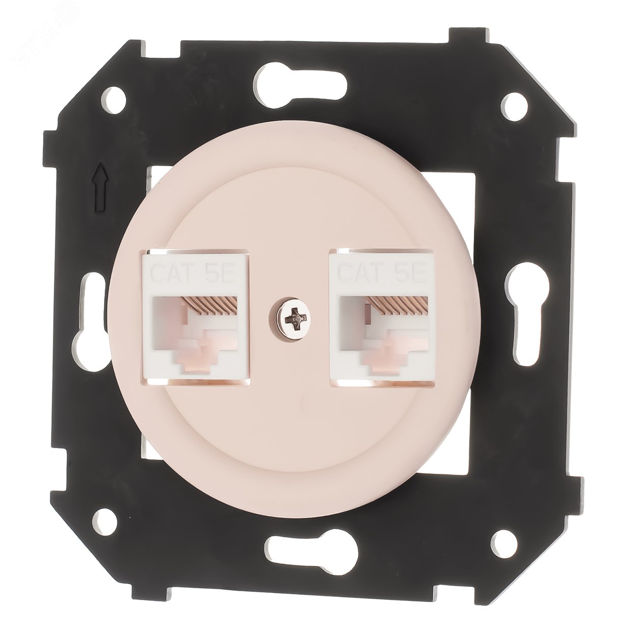 Изображение товара Стильная двойная компьютерная розетка Bironi под скрытый монтаж
