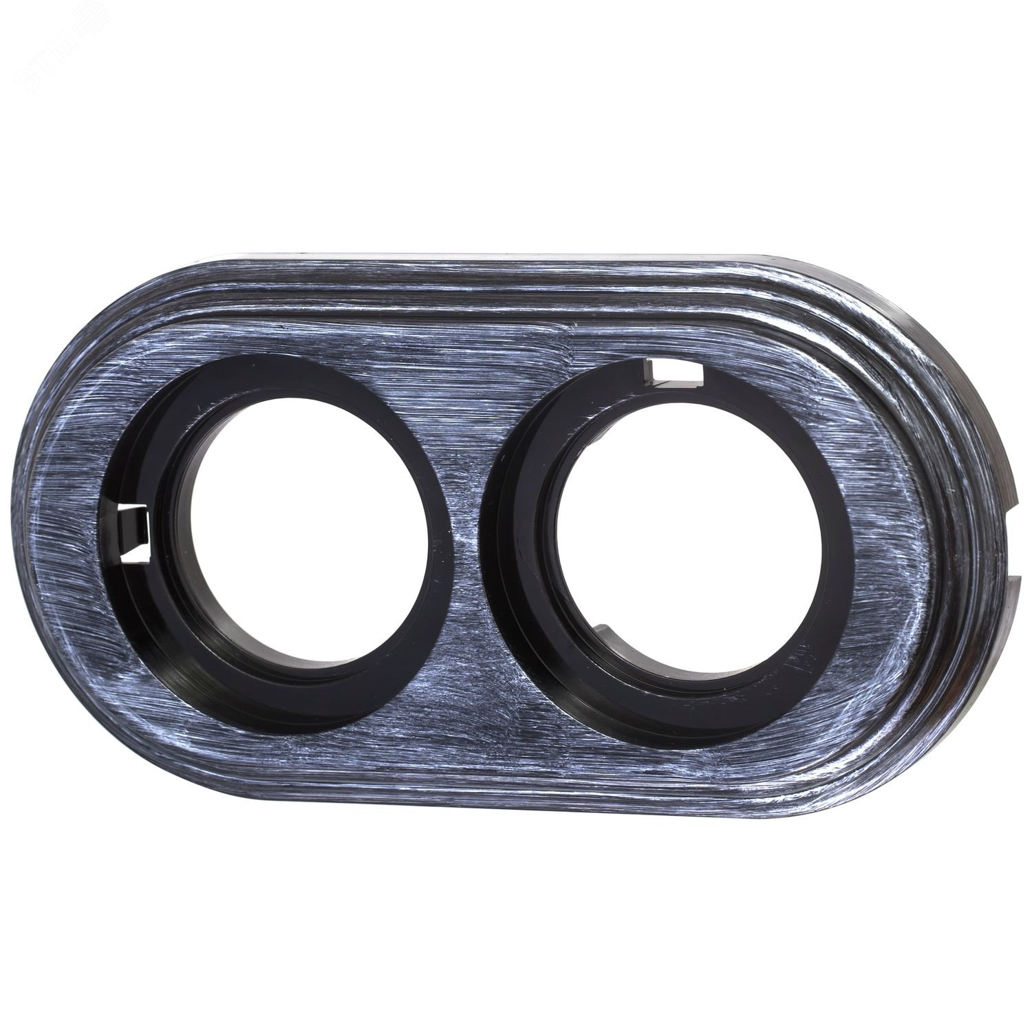 Изображение товара Двухпостовая рамка Bironi Серебряный Век для розеток и выключателей