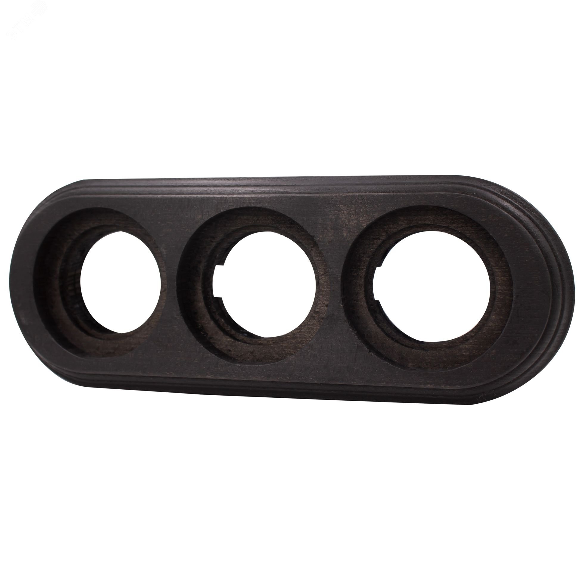 Изображение товара Рамка 3 постовая Bironi угольно-черная для розеток и выключателей